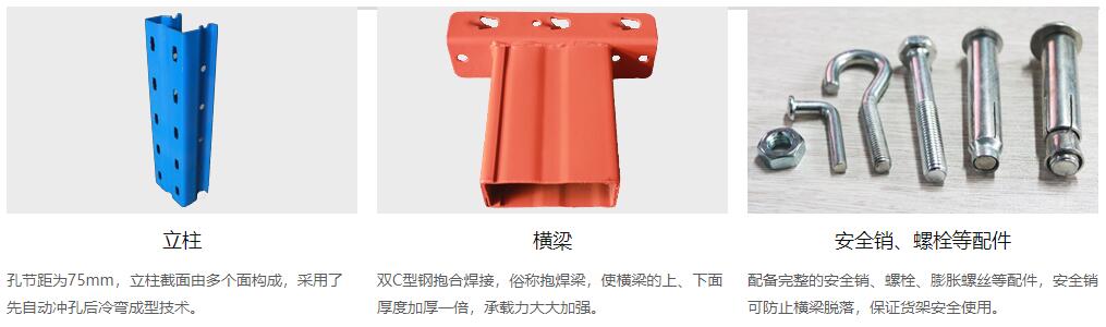 橫梁式貨架-細節(jié)