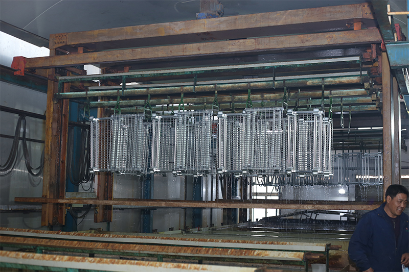 電鍍鋅-倉儲(chǔ)籠表面處理