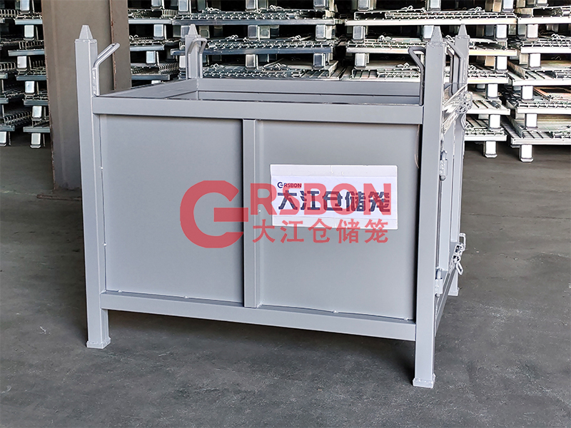 吊耳式鐵板箱-側(cè)開門-大江倉儲籠