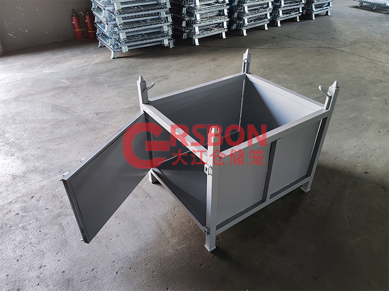 吊耳式鐵板箱-側(cè)開門-大江倉儲籠