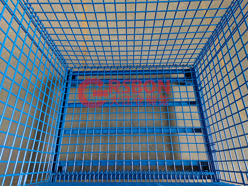 倉儲籠噴塑-銘牌logo鏤空-大江倉儲籠