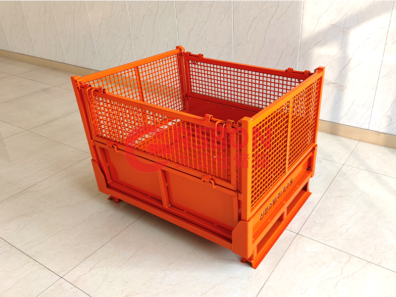 韓式物流箱 韓版料箱 蘭色/橙色 韓式物料箱韓版料箱-大江倉儲(chǔ)籠