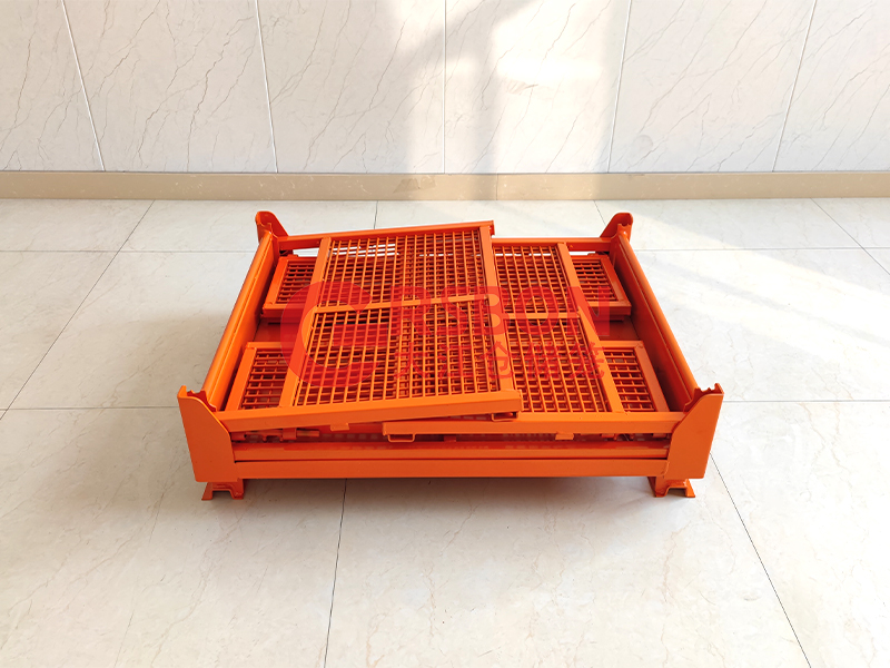 韓式物流箱-韓版料箱-韓式金屬箱-可折疊鐵箱—大江倉儲(chǔ)籠