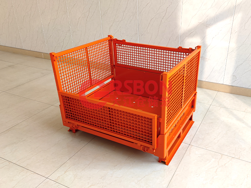 韓式物流箱-韓版料箱-韓式金屬箱-可折疊鐵箱—大江倉儲(chǔ)籠