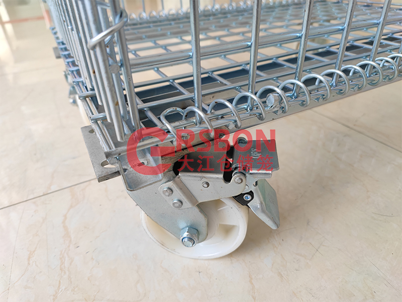 無腳帶輪倉儲籠-尼龍腳輪-大江倉儲籠