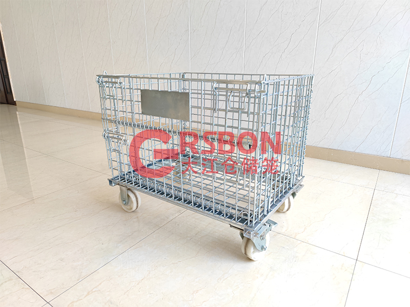 無腳帶輪倉儲籠-尼龍腳輪-大江倉儲籠