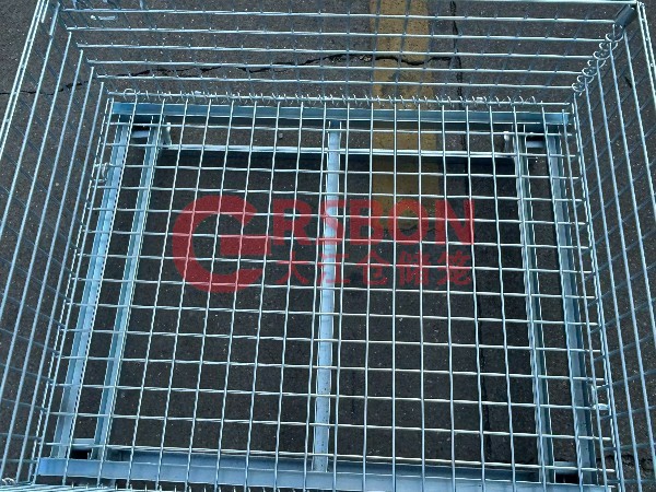 810*1000*450折疊倉(cāng)儲(chǔ)籠加角鋼