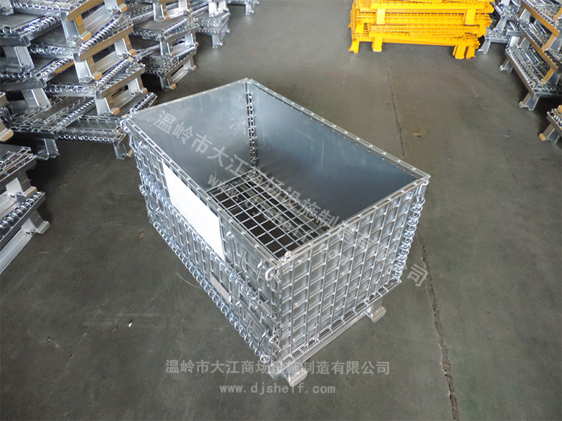 角鐵焊鐵板倉儲籠-2