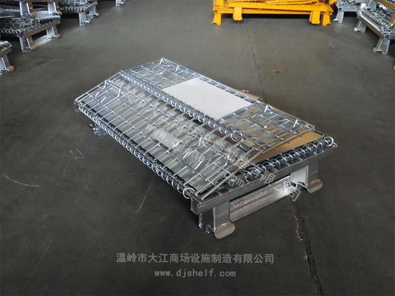 角鐵焊鐵板倉儲籠-5