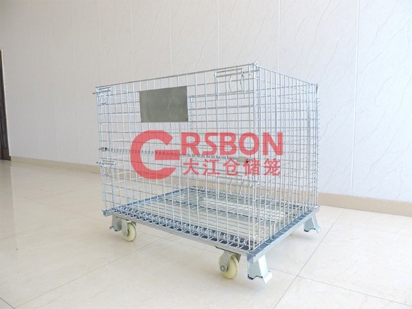 帶輪倉儲籠-焊腳輪-大江倉儲籠