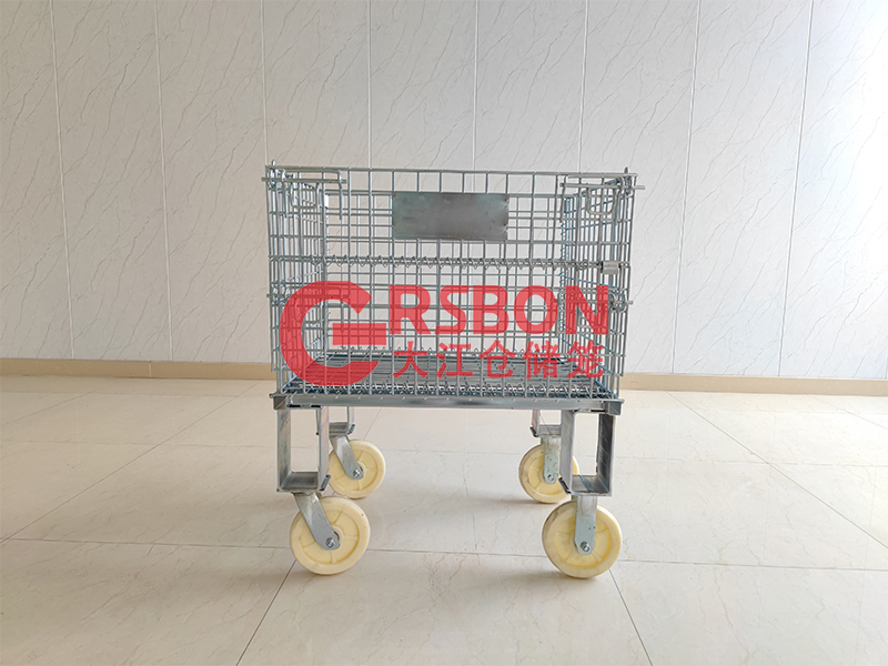 高腳倉儲(chǔ)籠帶腳輪