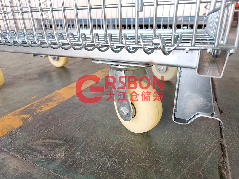 【25*50】小鐵框倉儲(chǔ)籠帶輪子