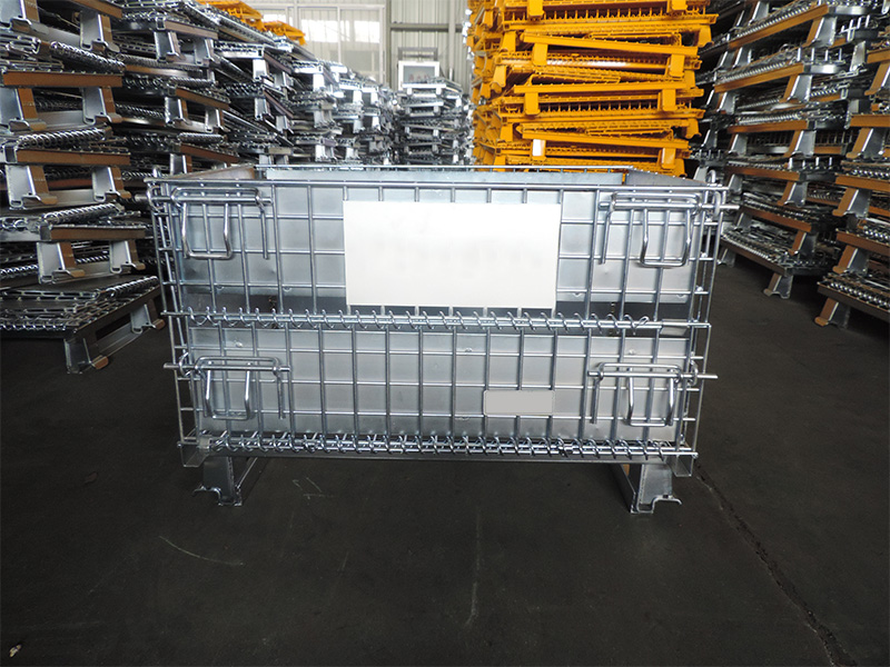 角鐵焊鐵板倉儲籠