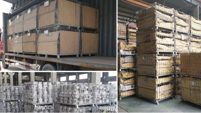 折疊倉儲籠應(yīng)用