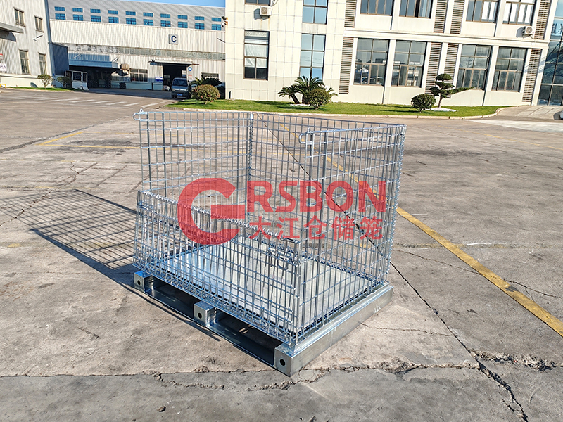 【視頻】立體庫周轉(zhuǎn)箱-加鐵板 立體庫周轉(zhuǎn)箱-倉儲籠定制-鐵板-大江倉儲籠