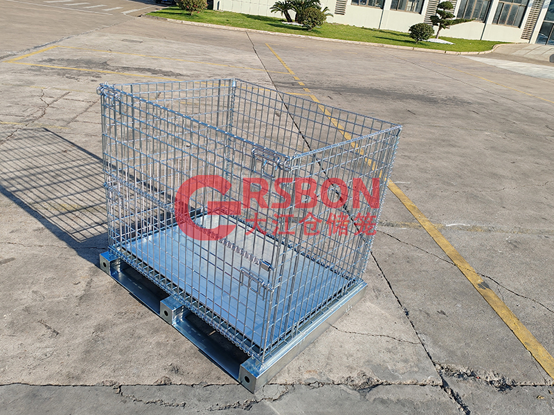 【視頻】立體庫周轉(zhuǎn)箱-加鐵板 立體庫周轉(zhuǎn)箱-倉儲籠定制-鐵板-大江倉儲籠