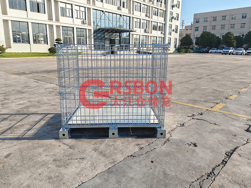 【視頻】立體庫周轉(zhuǎn)箱-加鐵板 立體庫周轉(zhuǎn)箱-倉儲籠定制-鐵板-大江倉儲籠