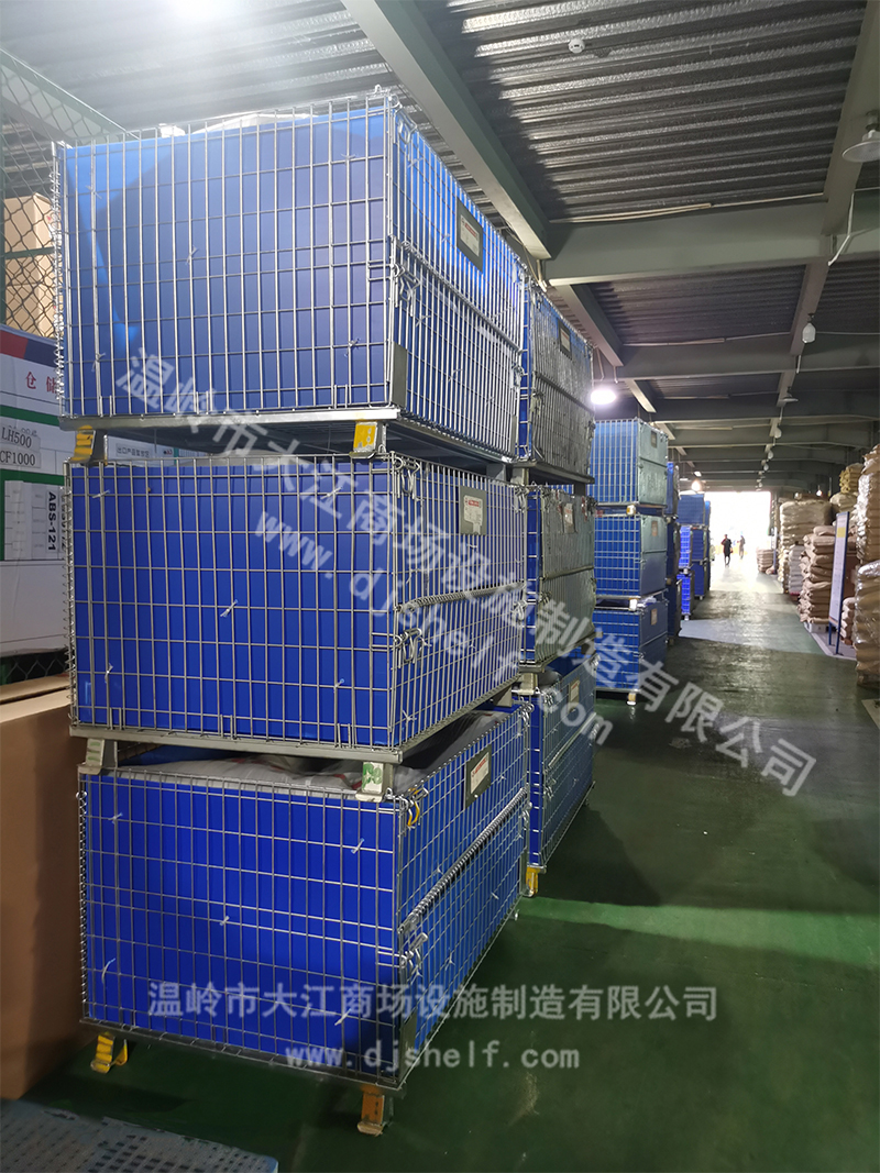 彩鋅中空板倉儲籠應用-大江倉儲籠
